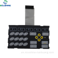 Teclado con interruptor de membrana de purga enviro silver flex